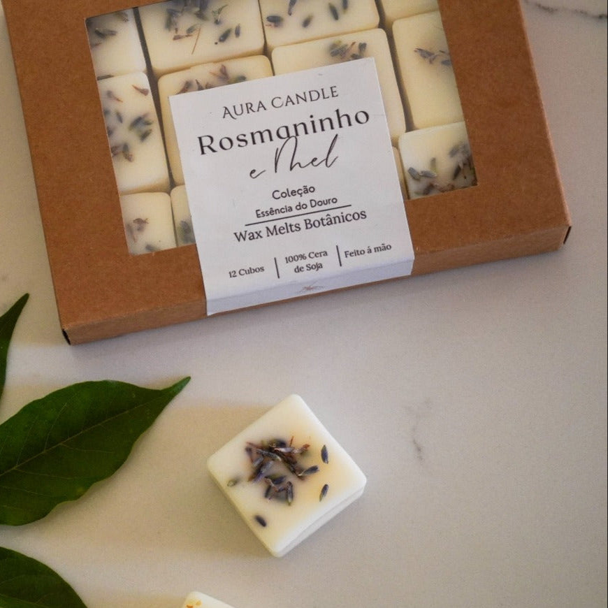 Cera De Soja Perfumada Rosmaninho & Mel – Para Conforto e Relaxamento |Inspirado na Flora Selvagem do Douro