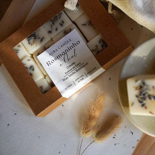 Cera De Soja Perfumada Rosmaninho & Mel – Para Conforto e Relaxamento |Inspirado na Flora Selvagem do Douro